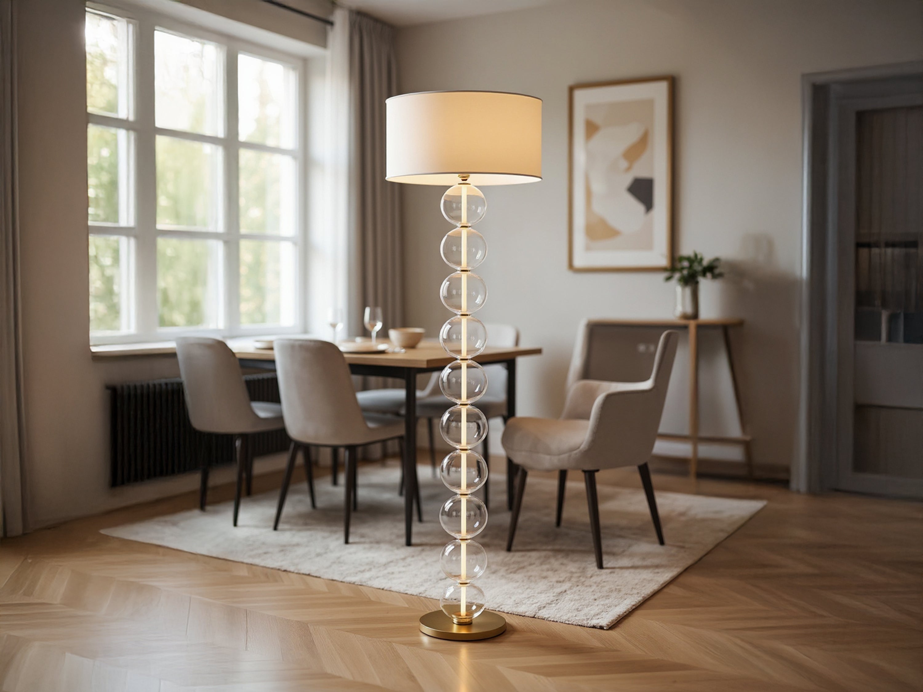 Customized Modern Glass Floor Lamp